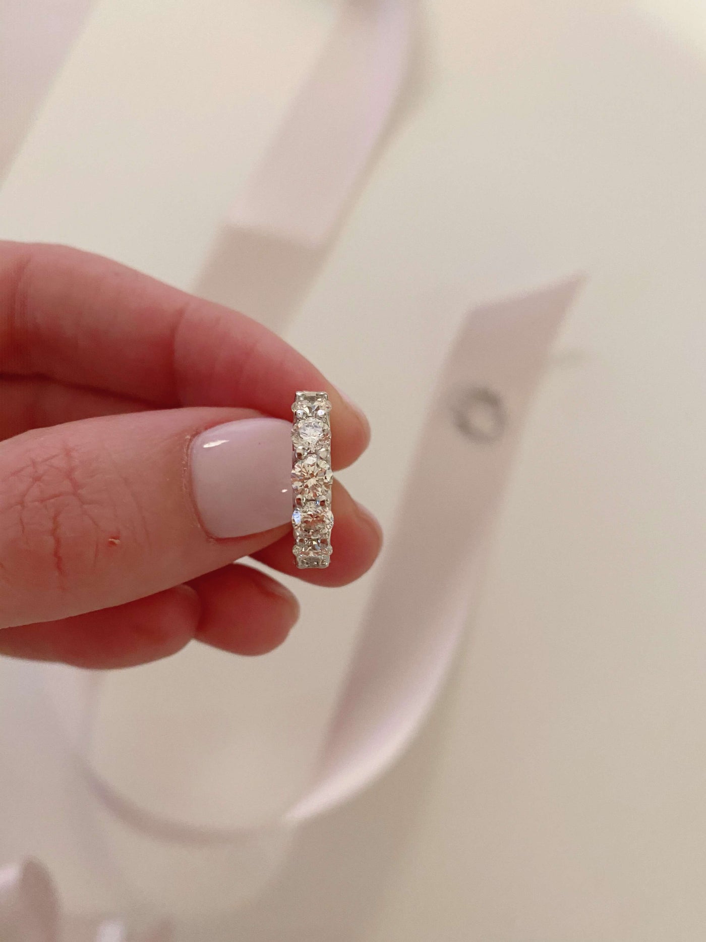 Chunky Diamond Hoops