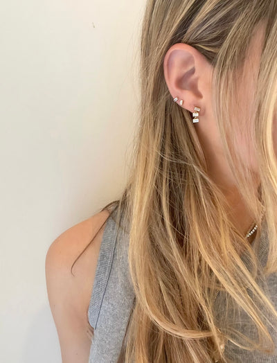 Petite Diamond Confetti Stud