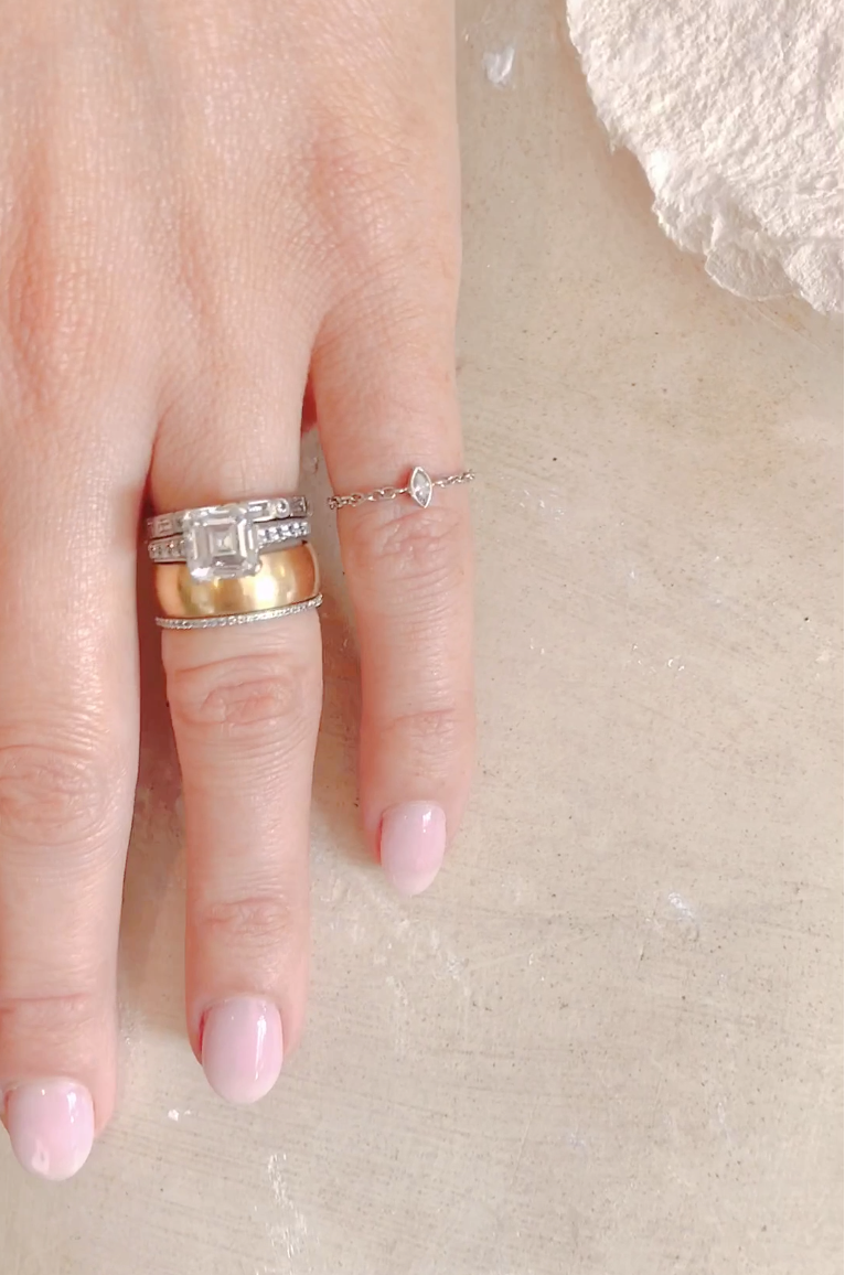 Marquise Pinky Ring